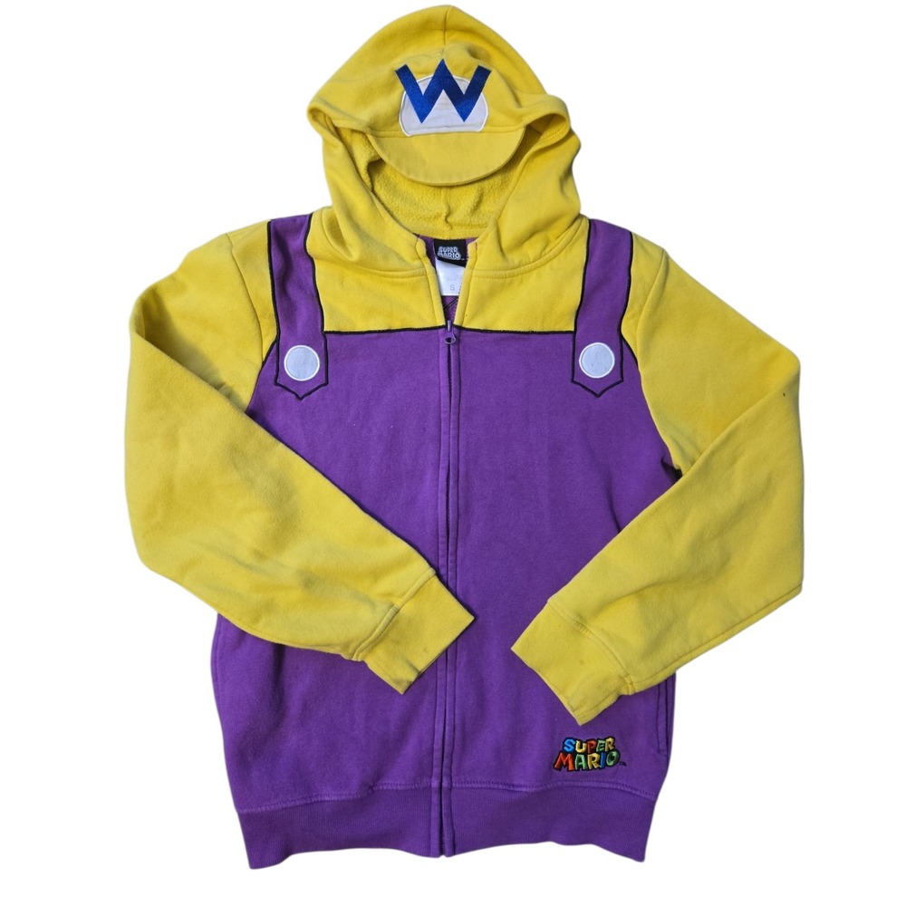 Nintendo Super Mario Brothers Zip Hoodie Jacket Costume Sz Small‎